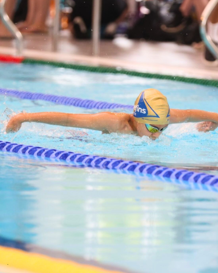 100m Breaststroke Gold Medal!